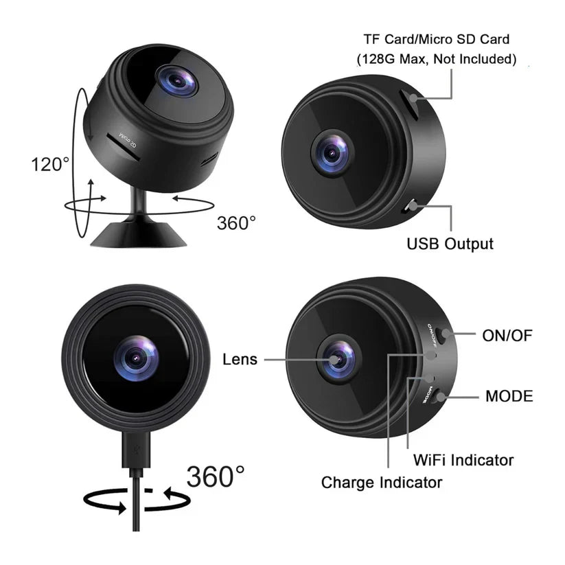 Smart WiFi Security Camera – 1080P HD