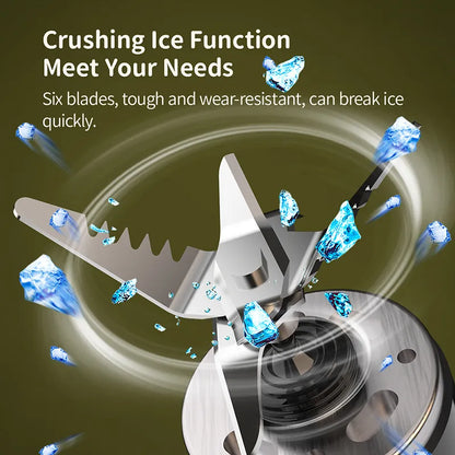 Mini Juicer Blender – USB Electric Smoothie Maker Bottle – 6 Blade, 380ml, for Travel, Gym & Kitchen