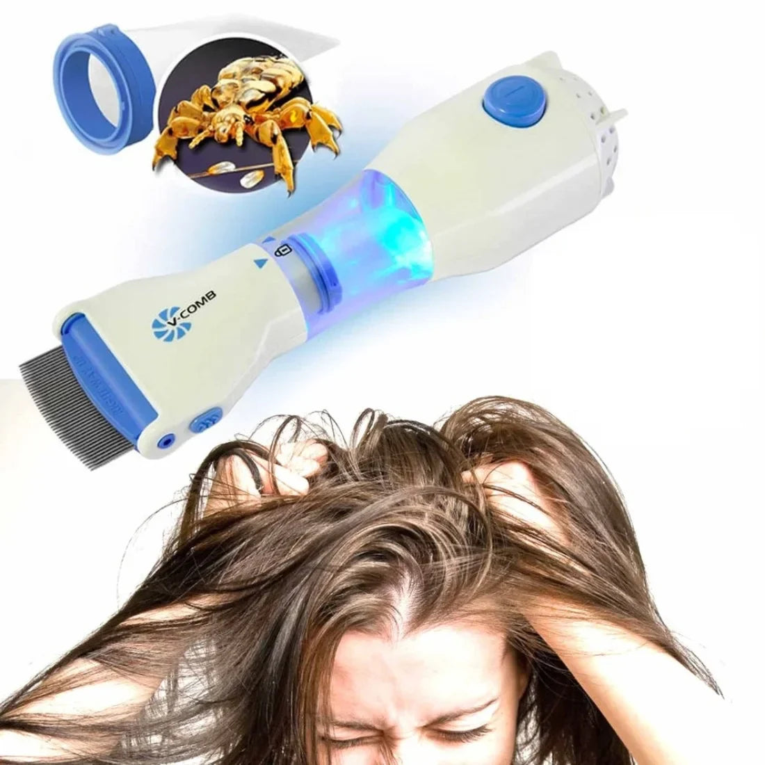 Electric V-Comb Anti Lice Machine – Safe & Chemical-Free Solution