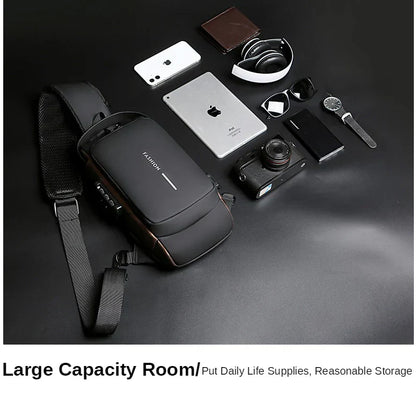 Multifunction Anti-Theft USB Charging Crossbody Shoulder Bag – Style Meets Security