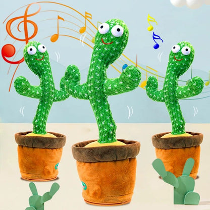 Dancing Cactus Toy – Sings, Dances &amp; Repeats What You Say