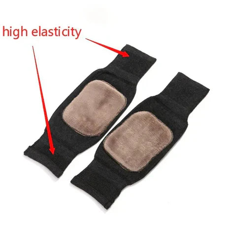 1 Pair Winter Wool Knee Pads Warm