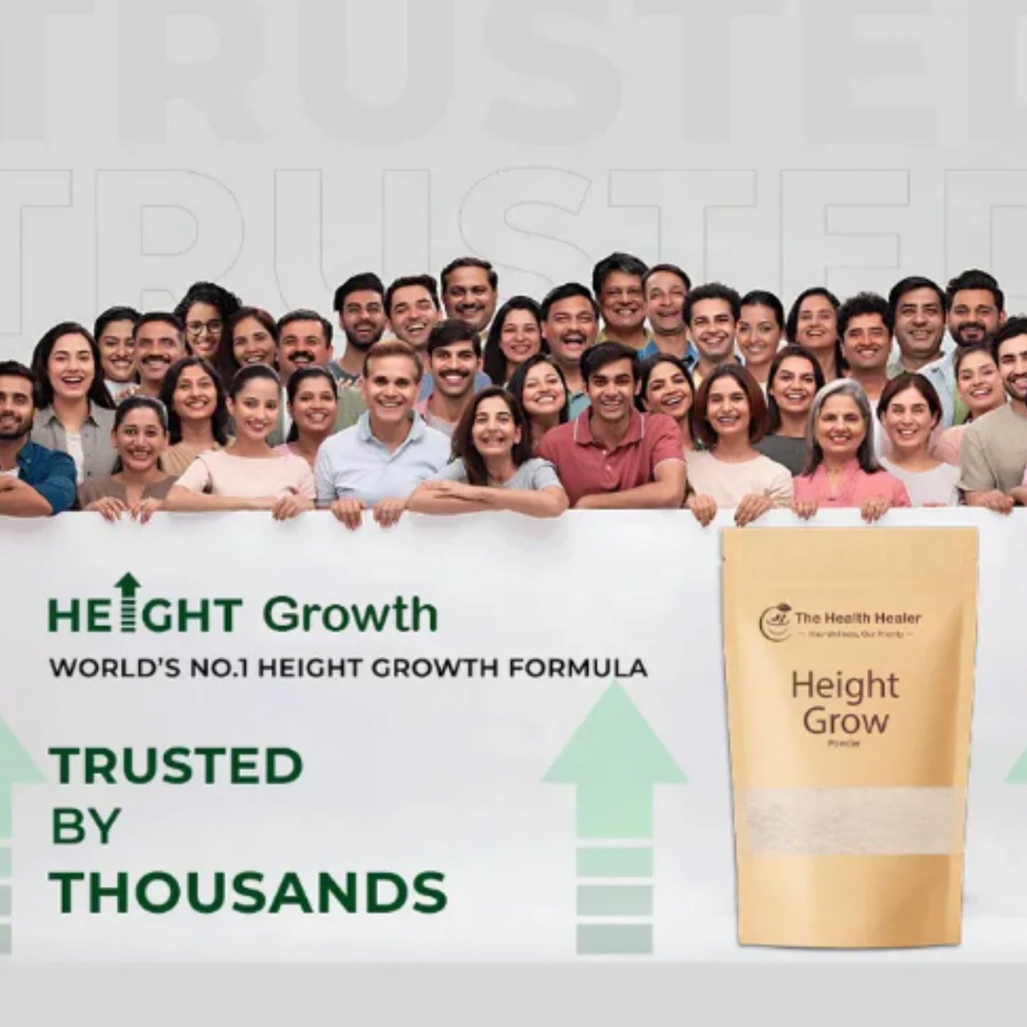Health Healer Height Growth Powder – Naturally Boost Your Height & Confidence 100g