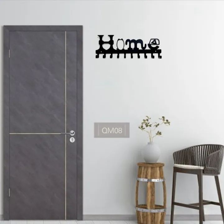 Metal Key Rack Holder – 10 Hooks, Wall Mounted