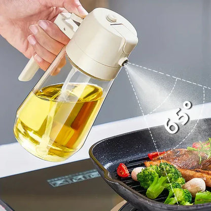 Food-grade Glass Oil Spray Transparent Vinegar Bottle for Cooking