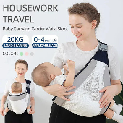 Newborn Baby Carrier Sling Wrap – Soft, Secure & Hands-Free