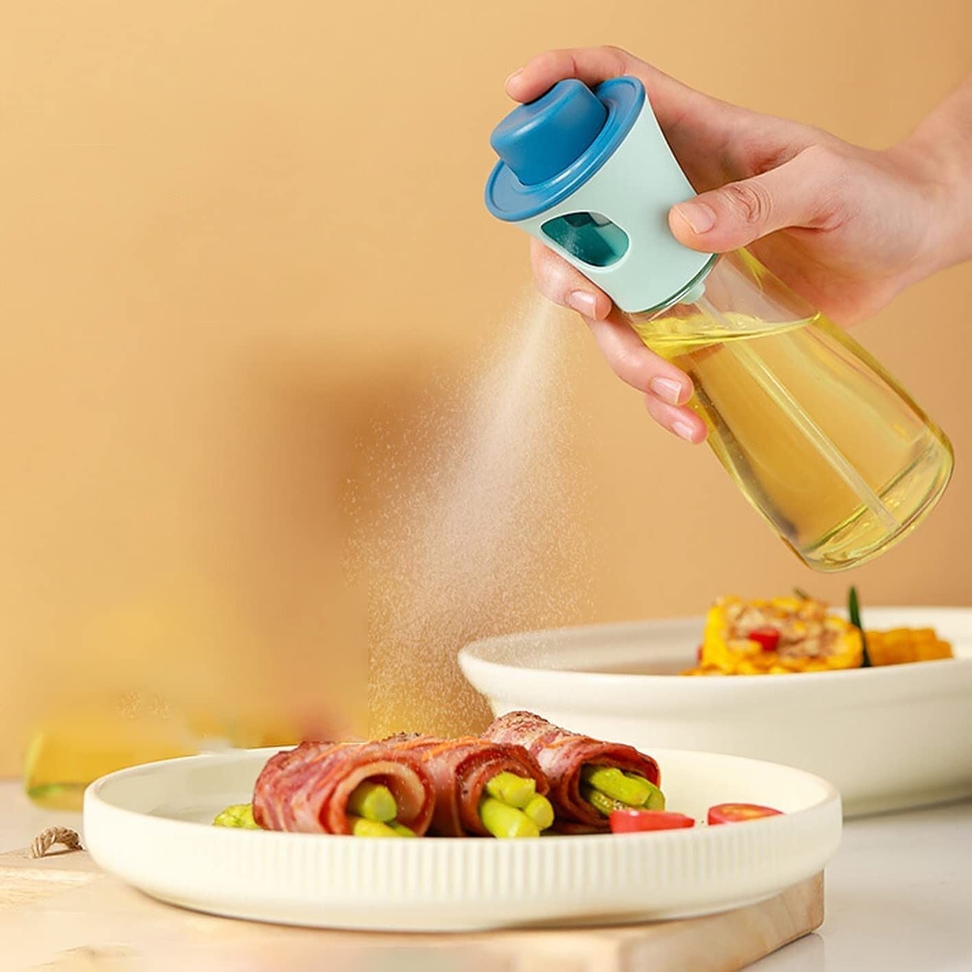 Food-grade Glass Oil Spray Transparent Vinegar Bottle for Cooking